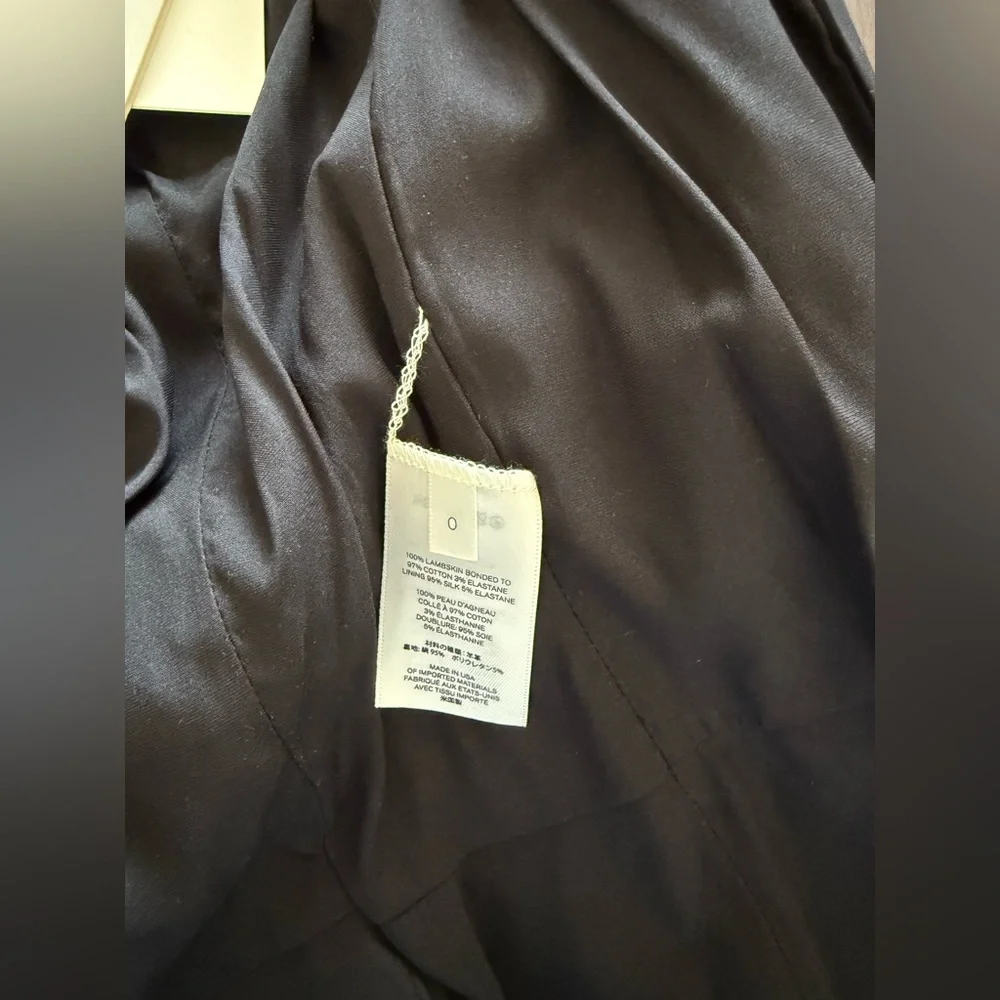 The Row Anasta Bonded Leather Jacket - Picture 12 of 12